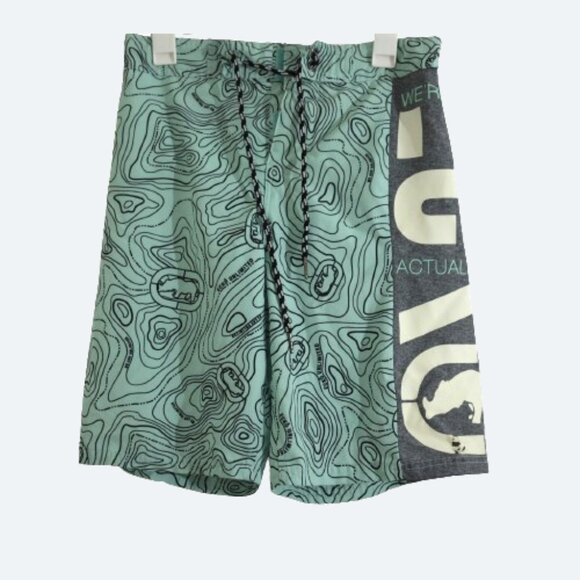 Ecko Unltd mint green board zippo shorts size S - Picture 1 of 9